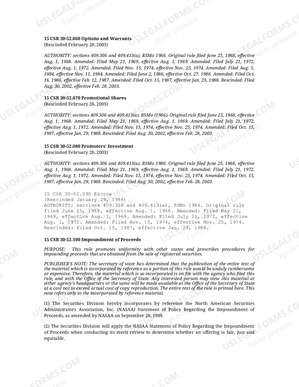 Preview Application For Registration of Single Family Mortgage Revenue Bonds