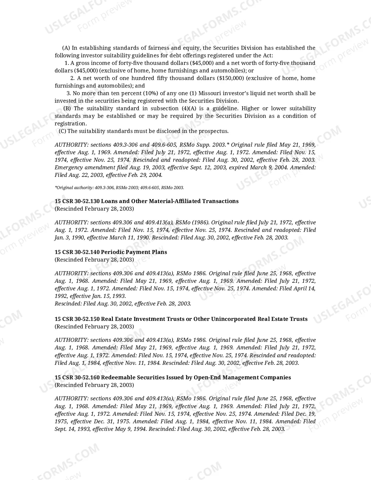 Preview Application For Registration of Single Family Mortgage Revenue Bonds