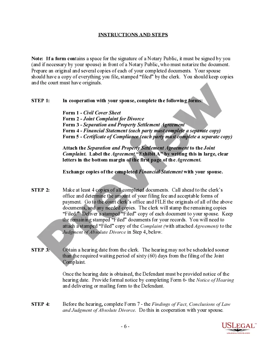 Preview Mississippi No-Fault Uncontested Agreed Divorce Package for Dissolution of Marriage with Adult Children and with or without Property and Debts