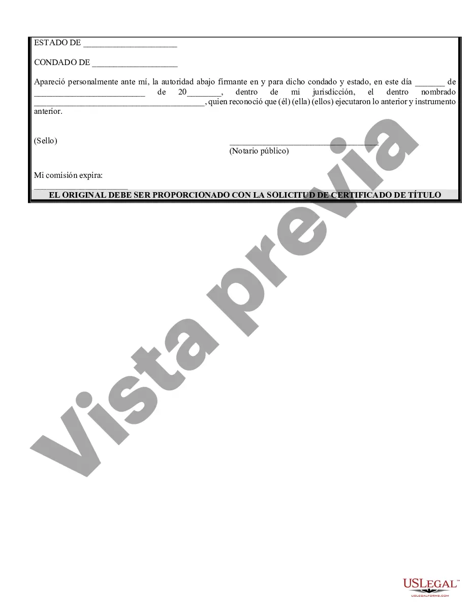 Preview Factura de Venta de Automóvil y Declaración de Odómetro