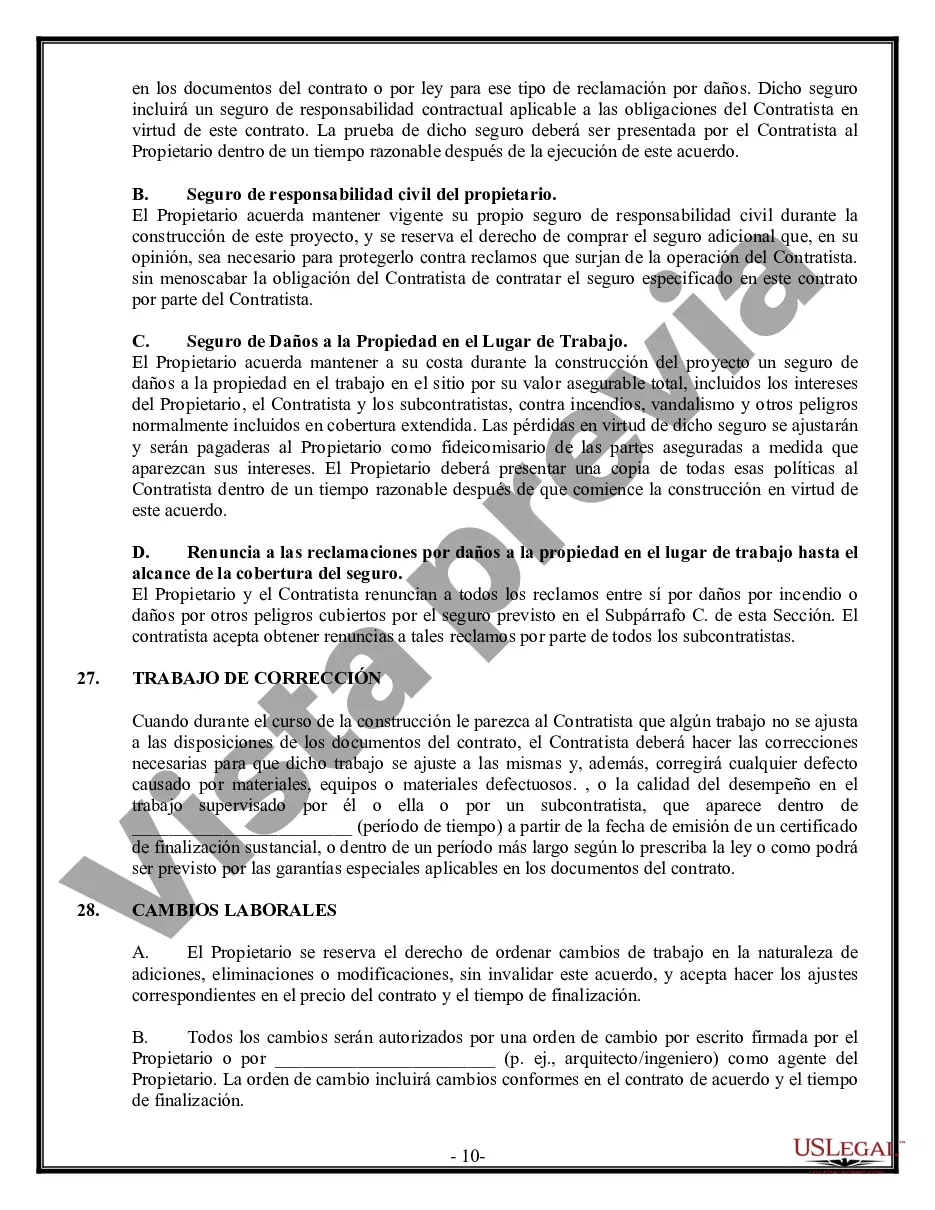 Preview Contrato Comercial para Contratista