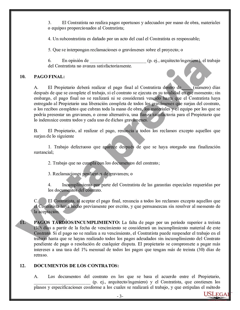 Preview Contrato Comercial para Contratista