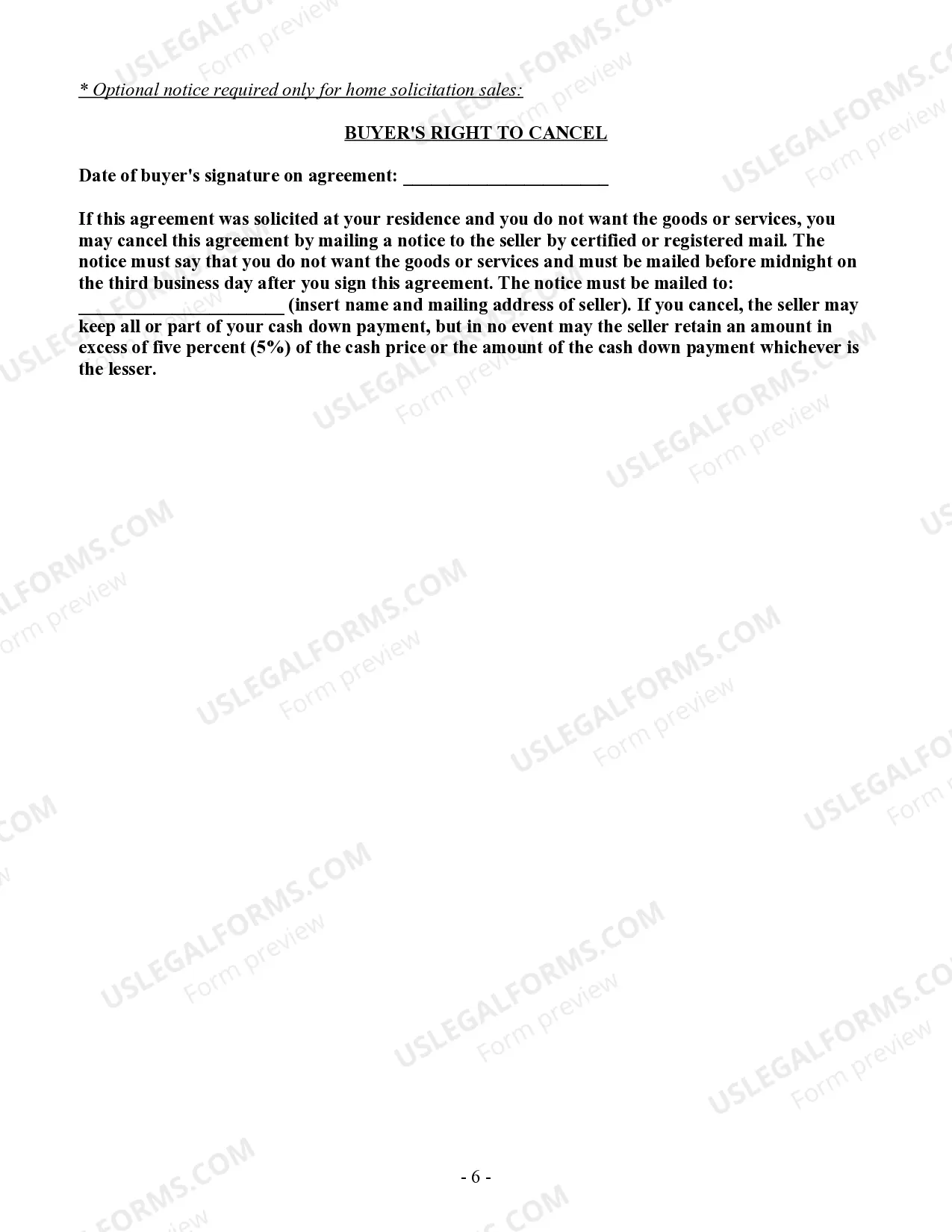 Preview Excavator Contract for Contractor