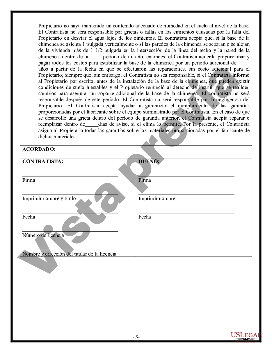 Preview Contrato de Fundación para Contratista