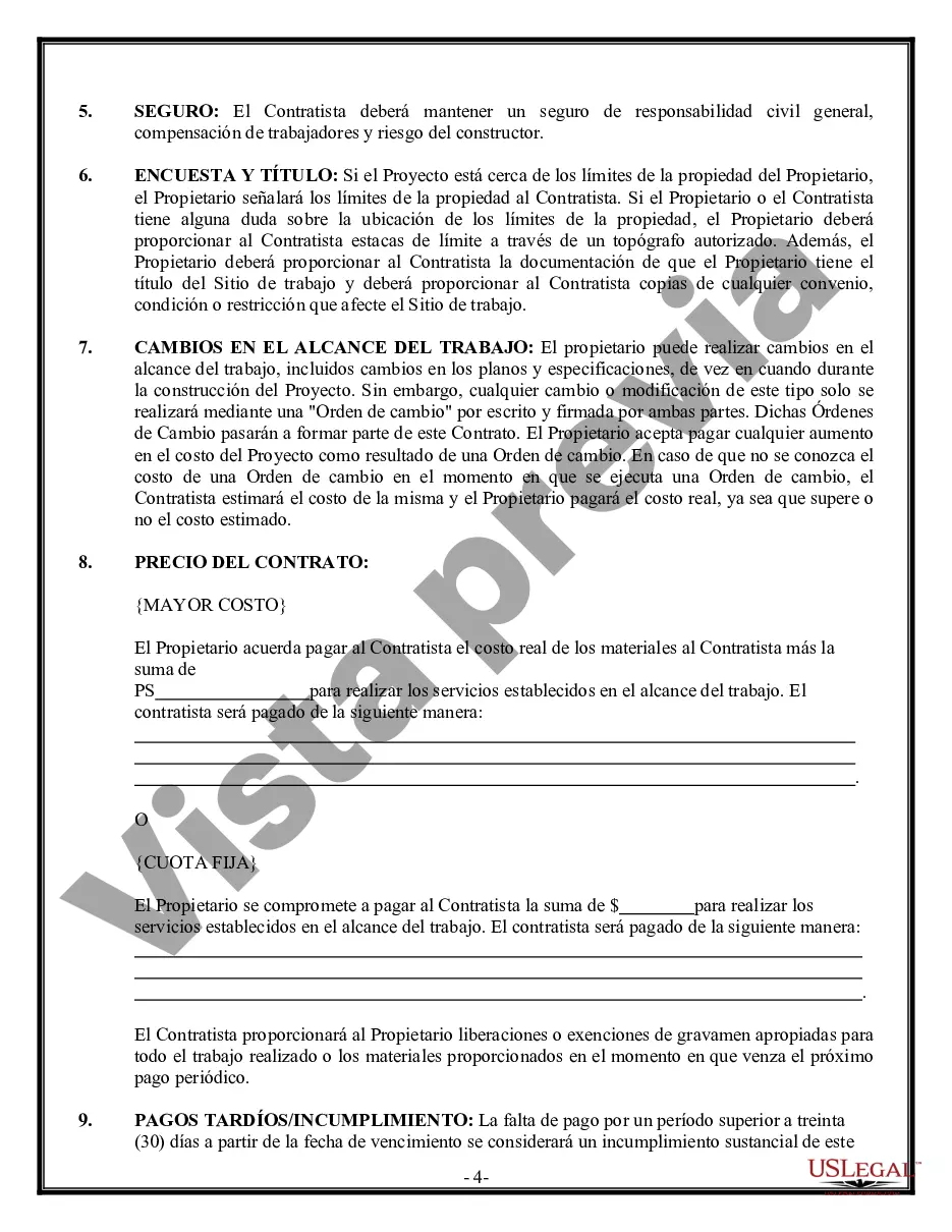 Preview Contrato Eléctrico para Contratista