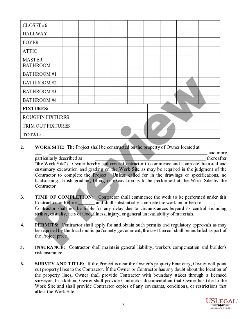 Preview Electrical Contract for Contractor