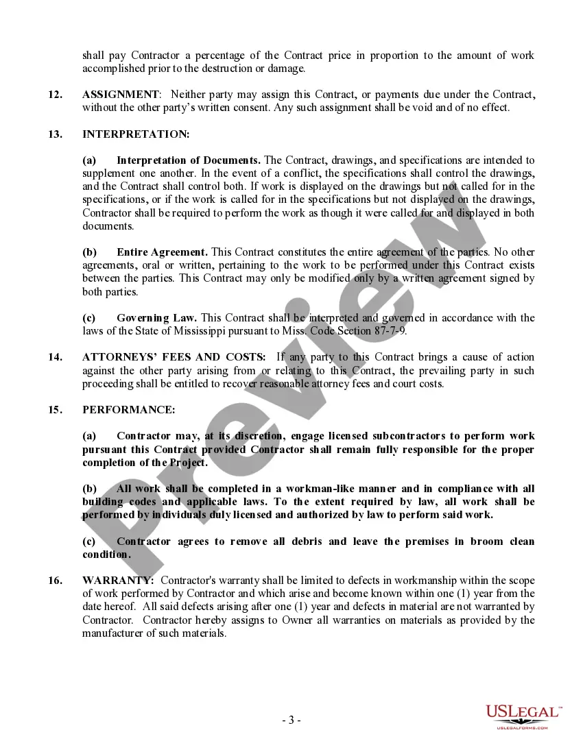 Preview Construction Contract Cost Plus or Fixed Fee