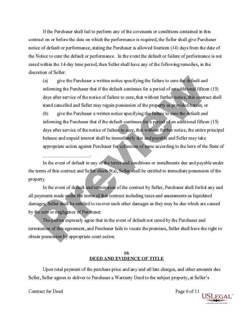 Get Agreement or Contract for Deed for Sale and Purchase of Real Estate a/k/a Land or Executory Contract Preview Agreement or Contract for Deed for Sale and Purchase of Real Estate a/k/a Land or Executory Contract