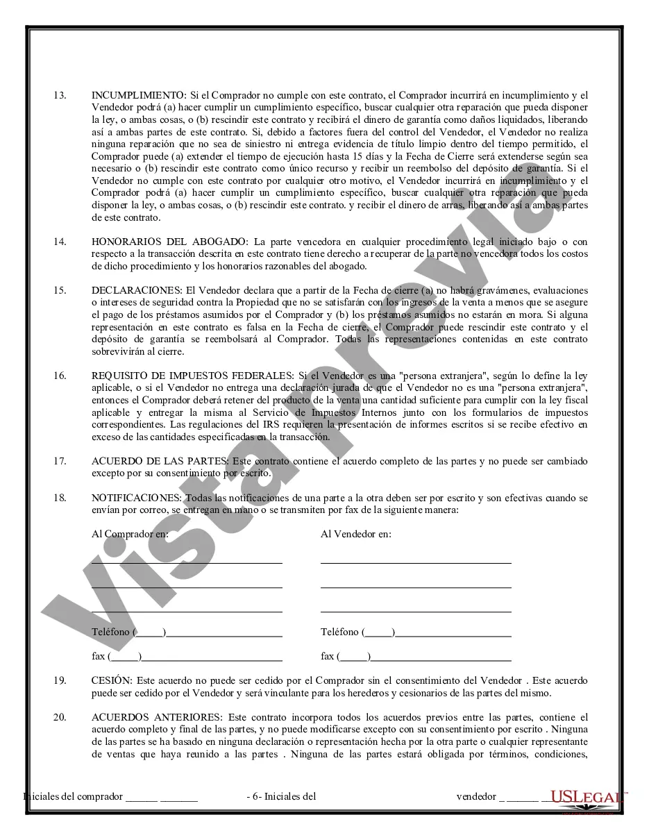 Preview Contrato de Compraventa de Bienes Inmuebles sin Corredor para Acuerdo de Venta de Casa Residencial