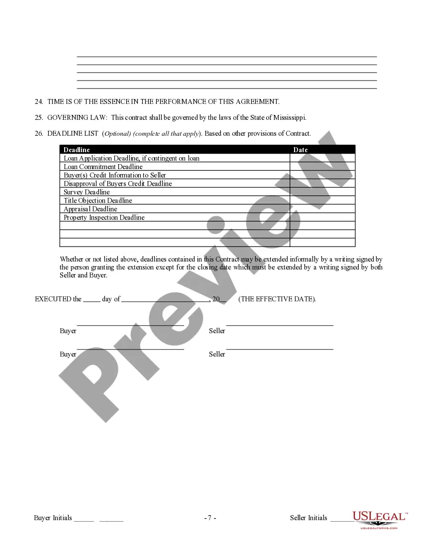 Preview Contract for Sale and Purchase of Real Estate with No Broker for Residential Home Sale Agreement