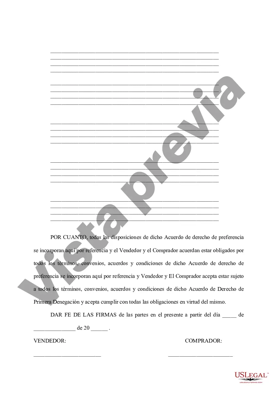Preview Memorándum del Acuerdo de Derecho Preferente de Denegación
