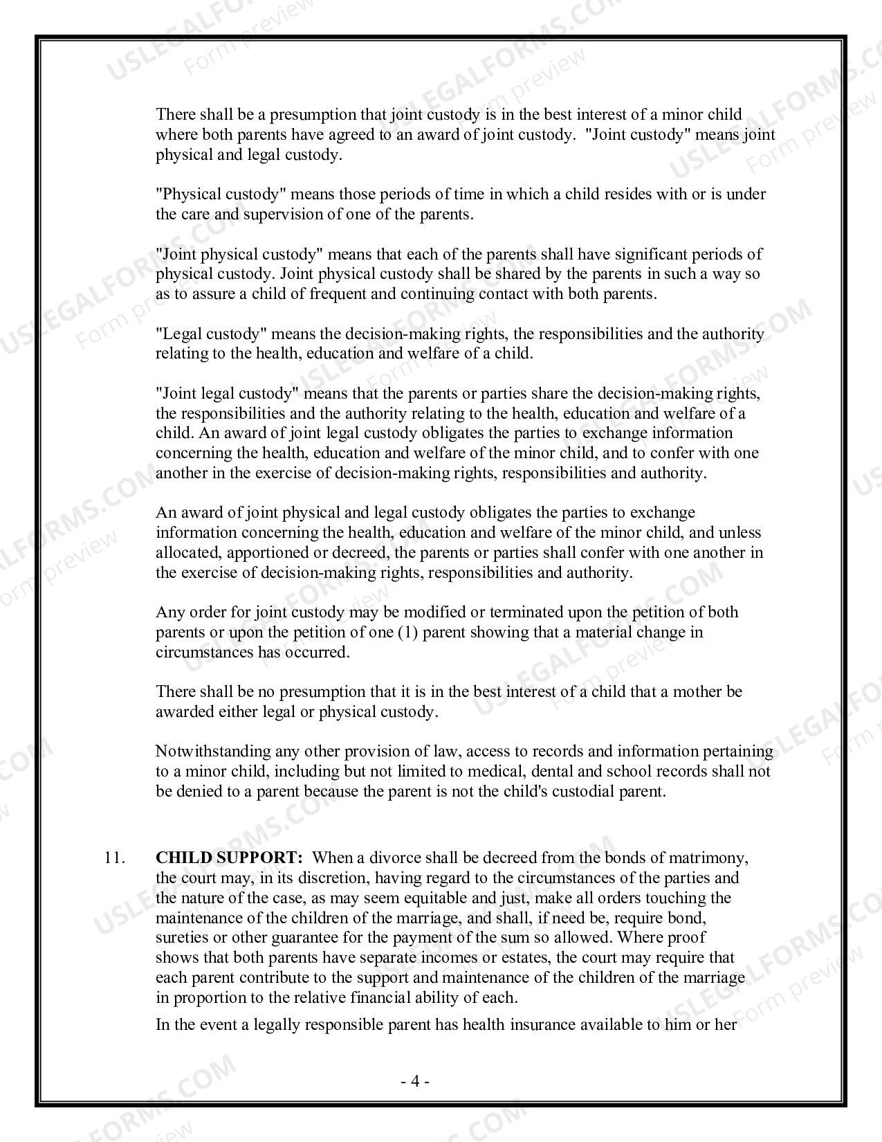 Mississippi No - No Fault Divorce | US Legal Forms