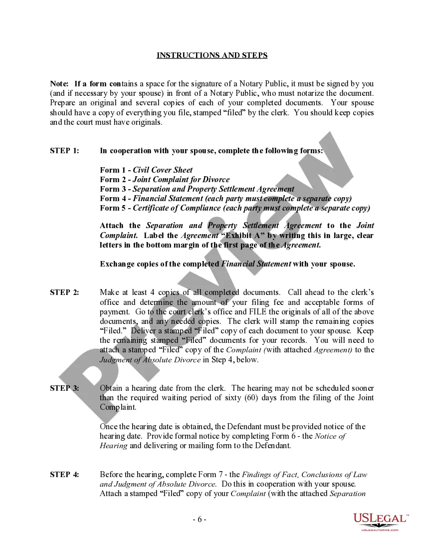 Preview Mississippi No-Fault Agreed Uncontested Divorce Package for Dissolution of Marriage for Persons with No Children with or without Property and Debts