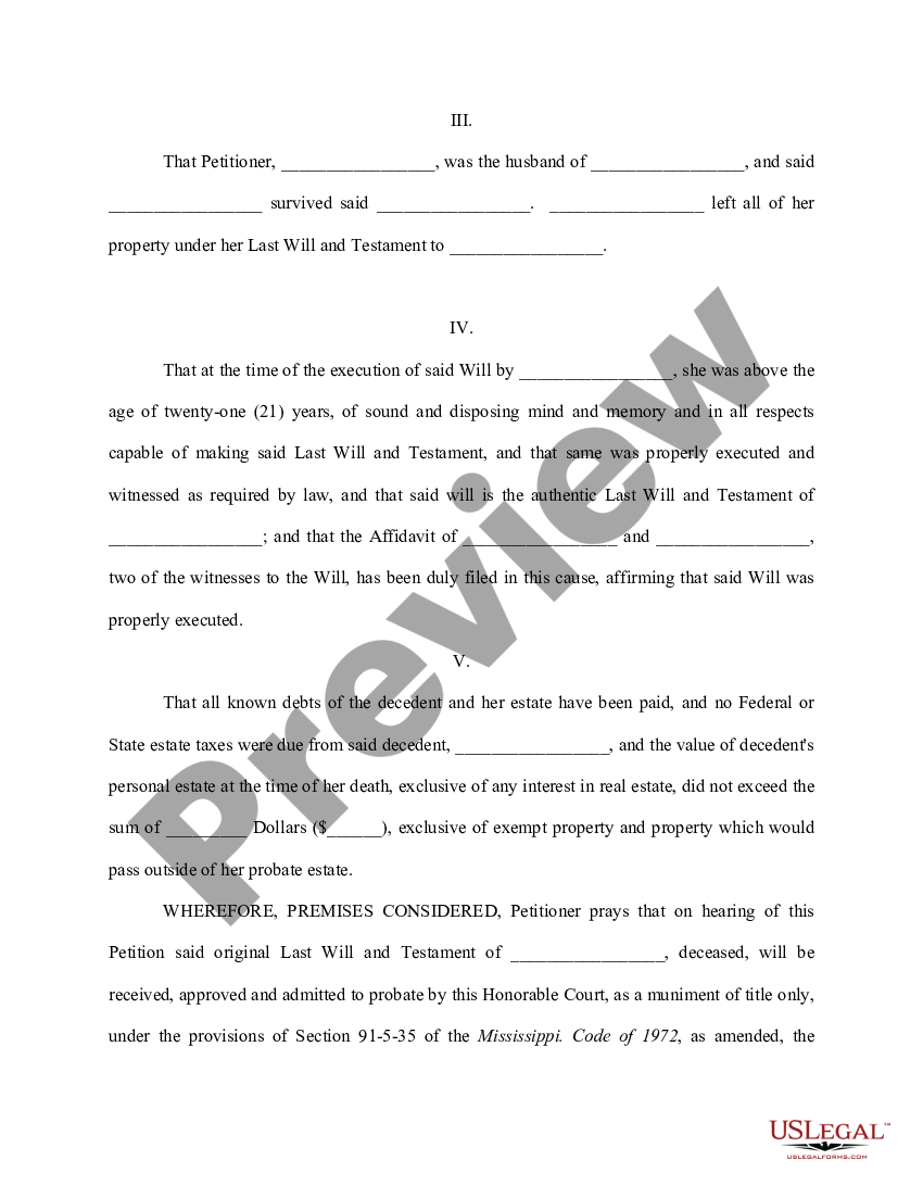 Application For Muniment Of Title Us Legal Forms 5283