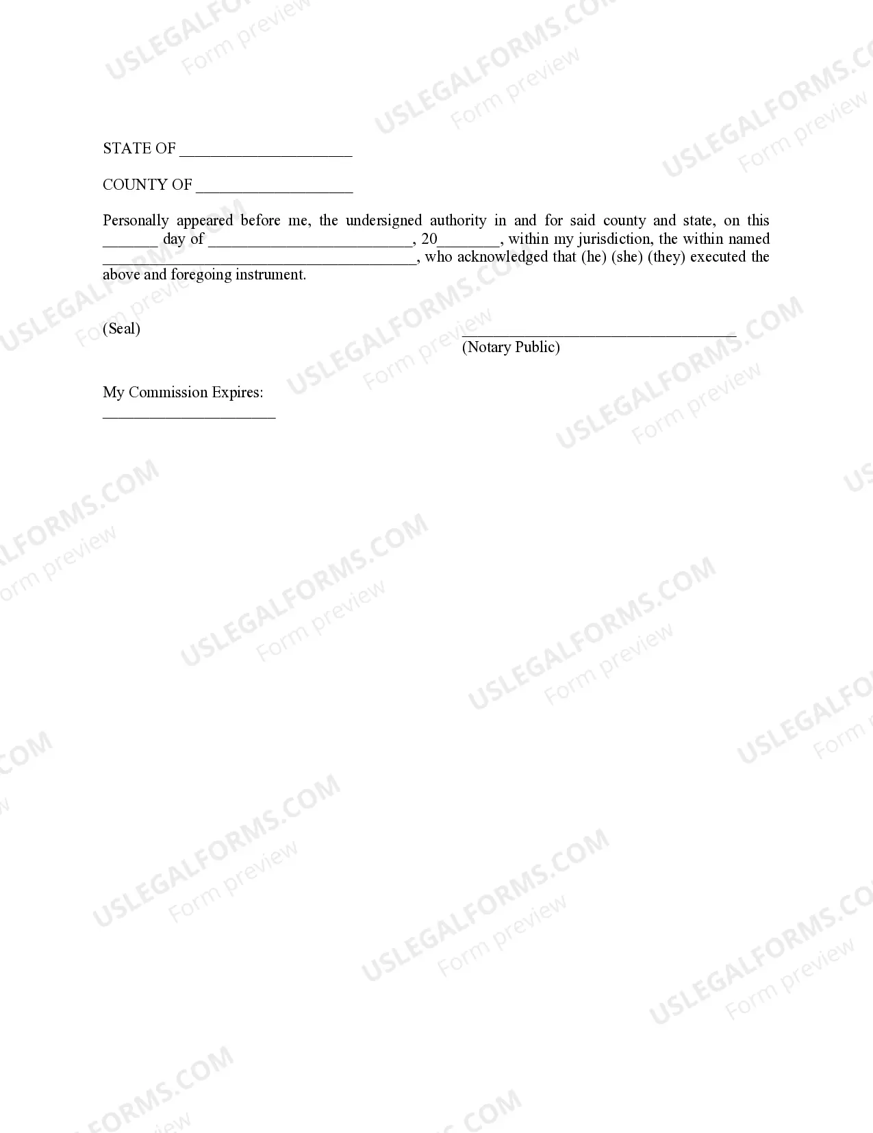 Preview Oath of administration