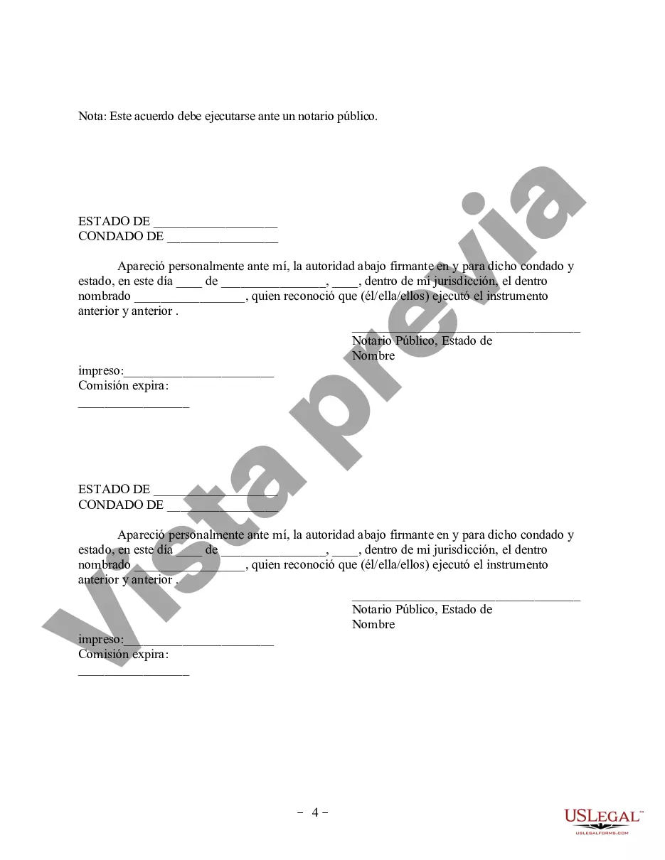 Preview Enmienda al Acuerdo de propiedad posnupcial - Mississippi