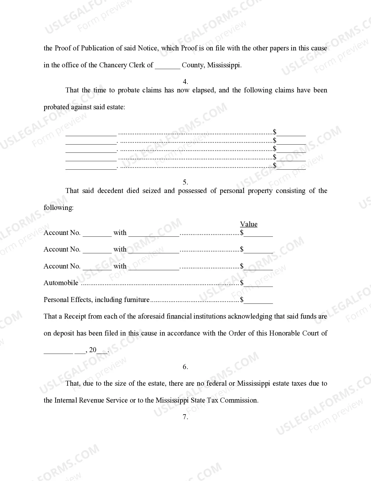 Preview Petition to Close Estate and Discharge Co-Administrators
