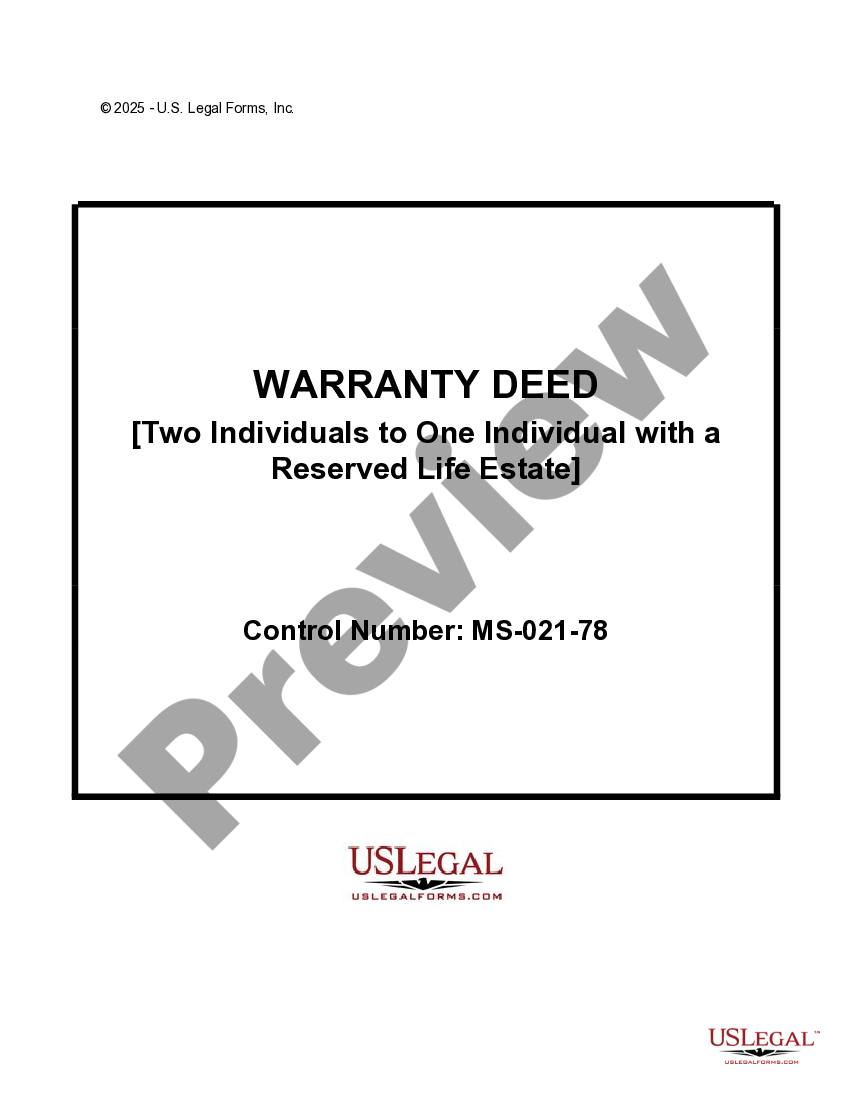 Mississippi Warranty Deed Mississippi Warranty Deed Requirements US