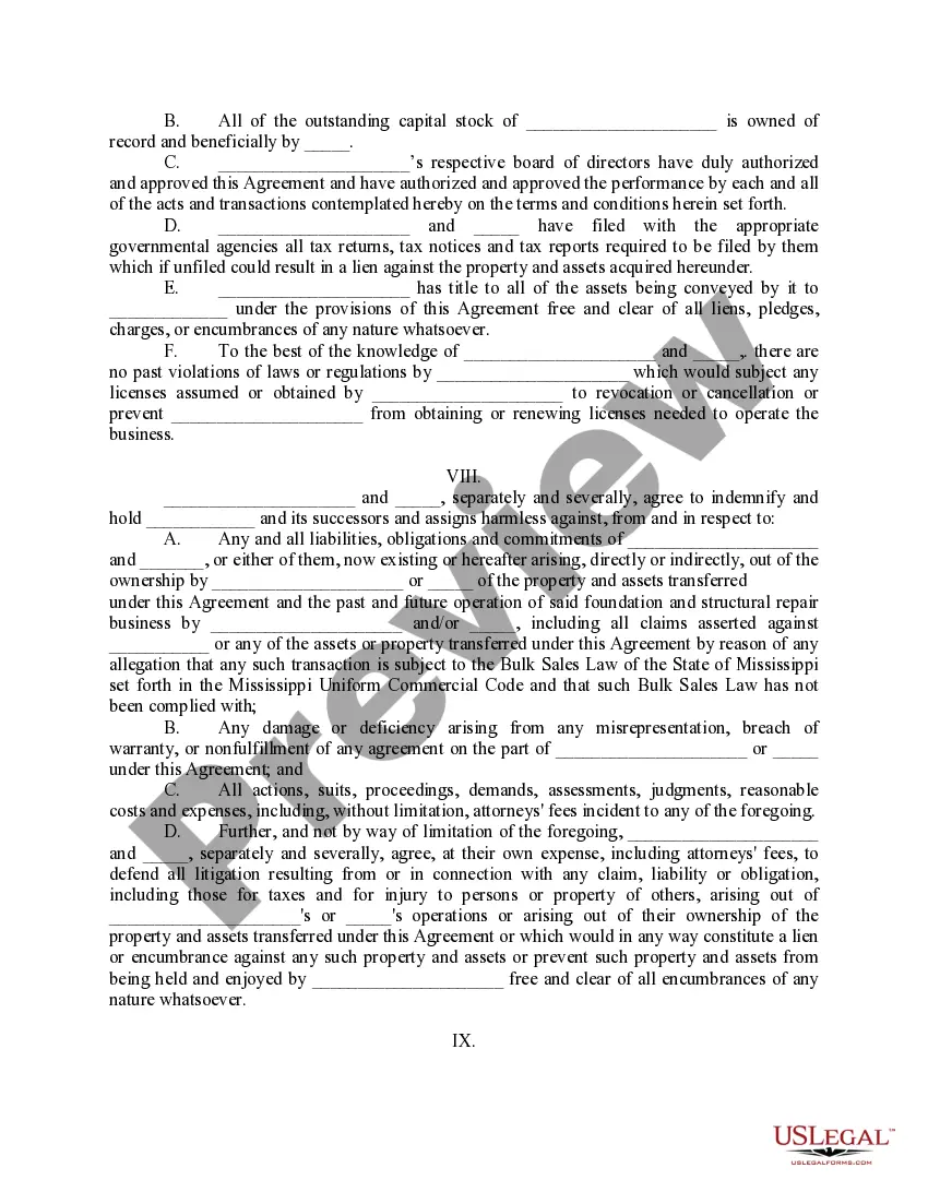 Preview Asset Purchase Agreement