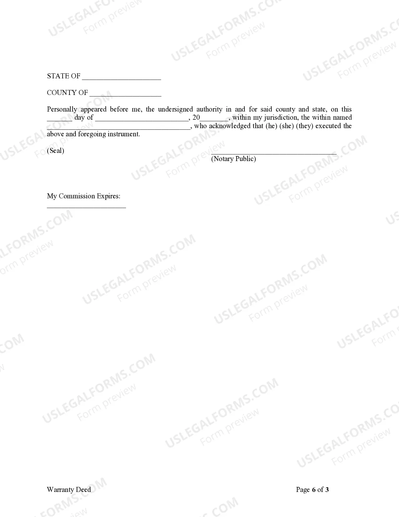 Preview Warranty Deed from Husband and Wife to Two Individuals