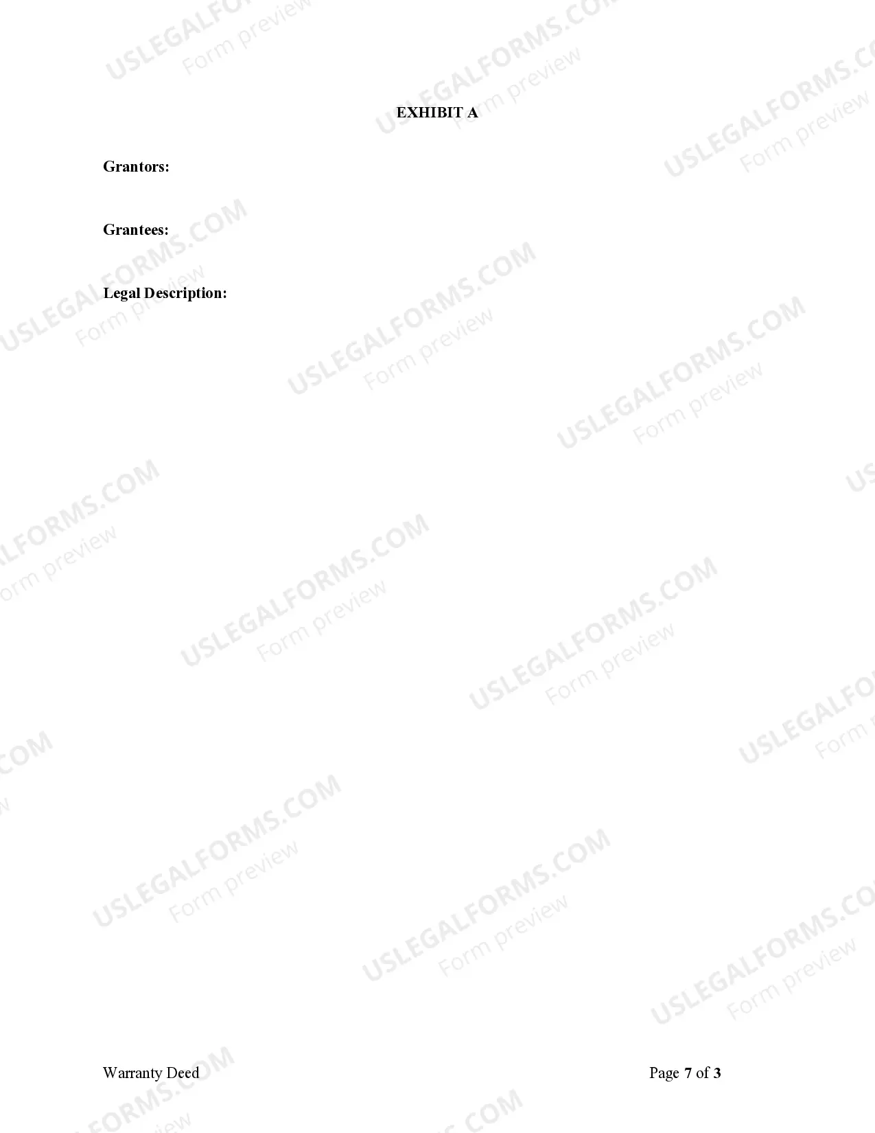 Preview Warranty Deed from Husband and Wife to Two Individuals