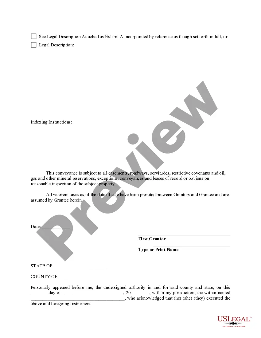 Preview Warranty Deed from two Individuals to LLC