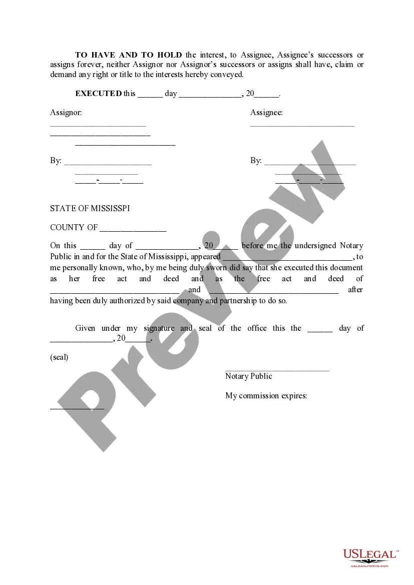 Preview Quit Claim Assignment