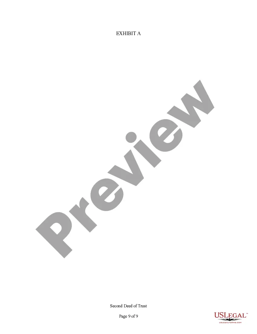 Get Second Deed of Trust Preview Second Deed of Trust