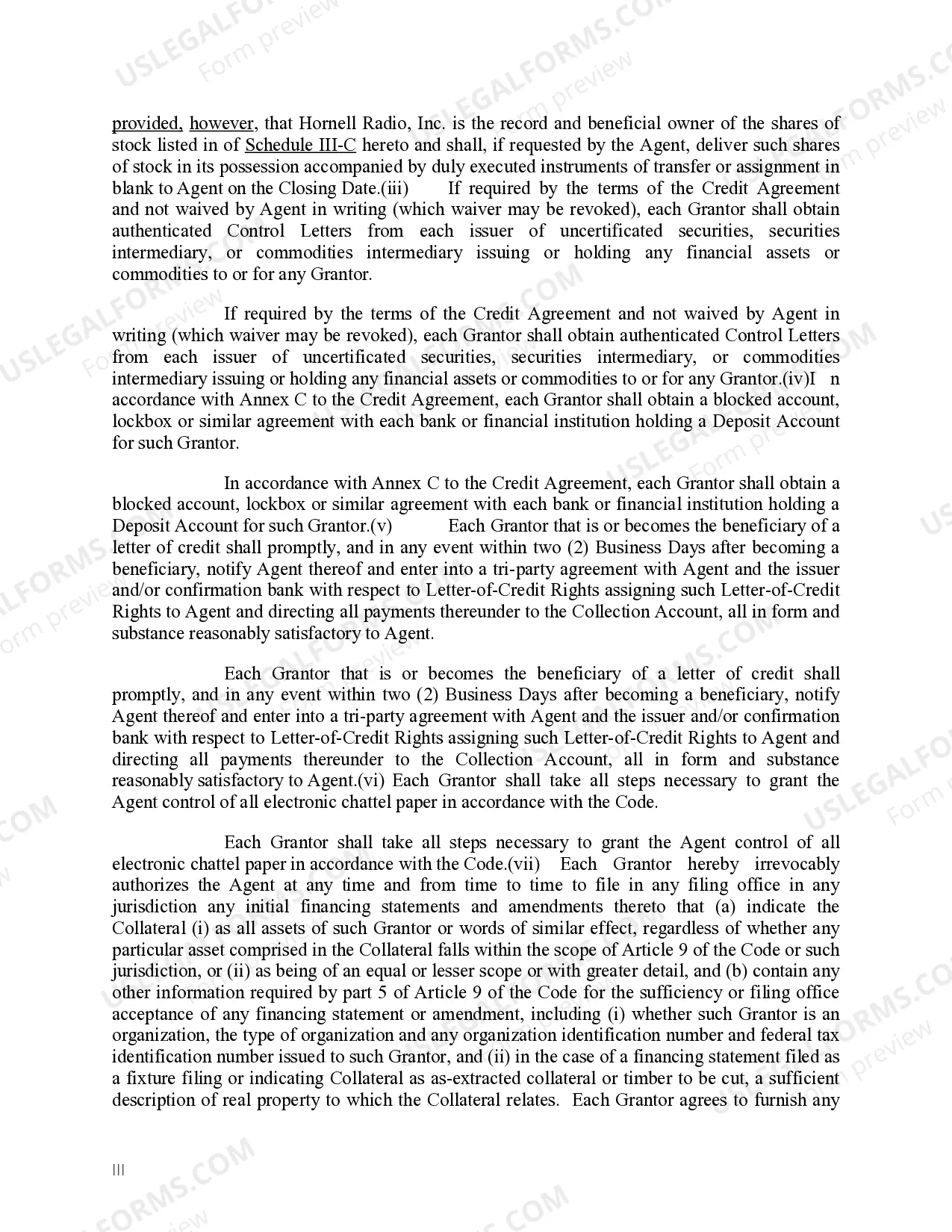 Preview Amended and Restated Security Agreement