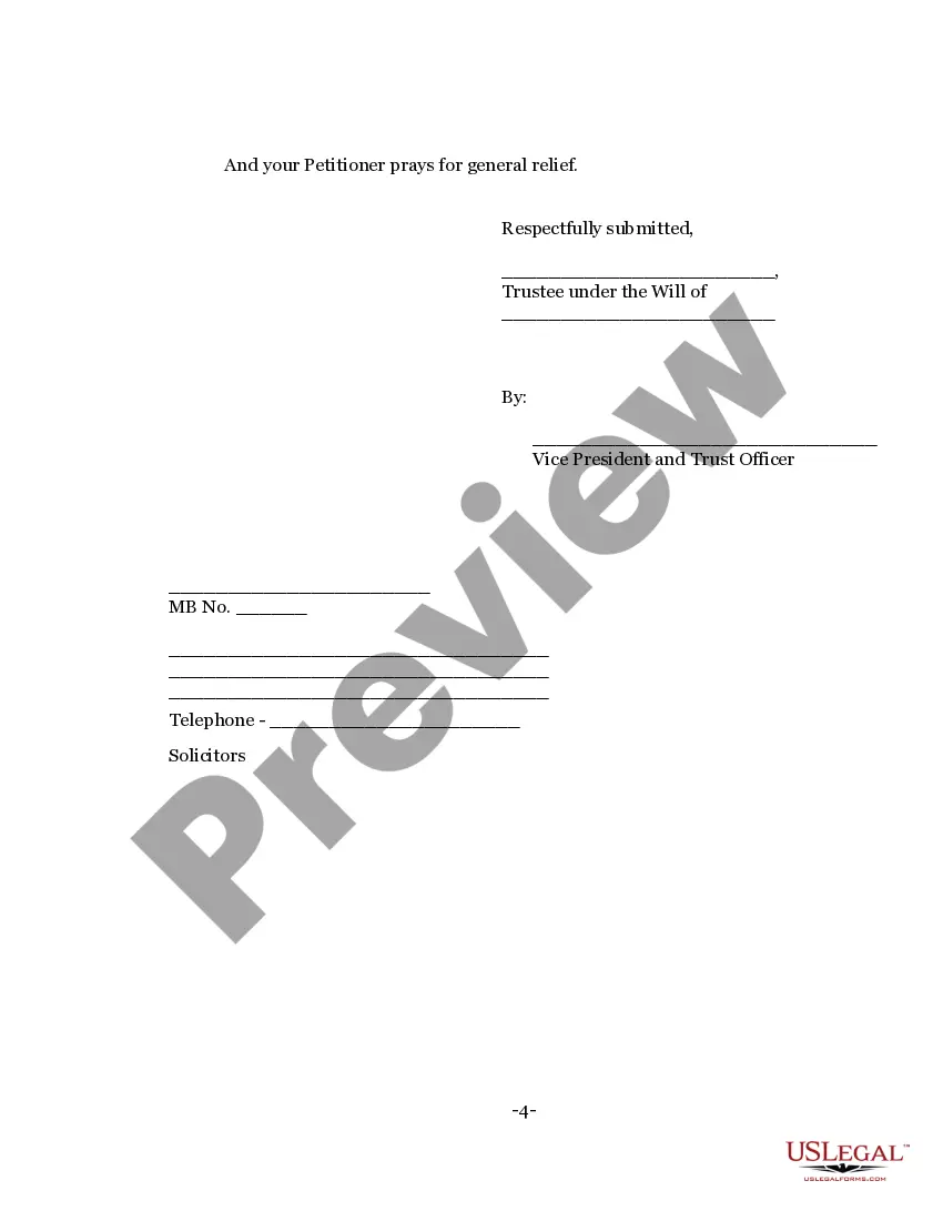 Preview Annual Account and Petition for Approval