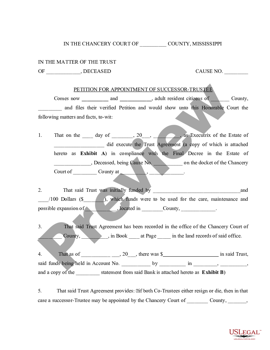 mississippi-petition-for-appointment-of-successor-trustee-appointment