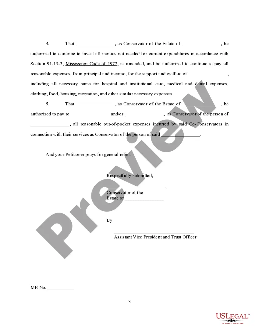 Preview Petition for Approval To Pay Annual Account and Fees