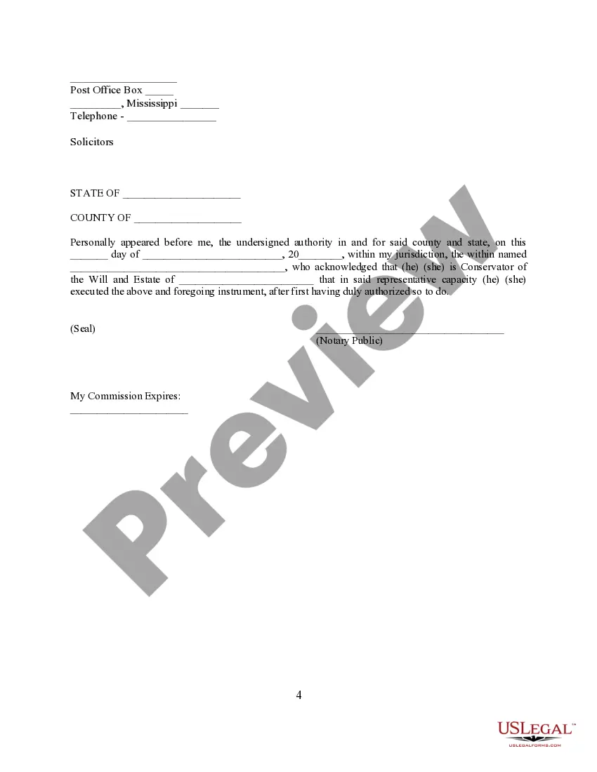 Preview Petition for Approval To Pay Annual Account and Fees