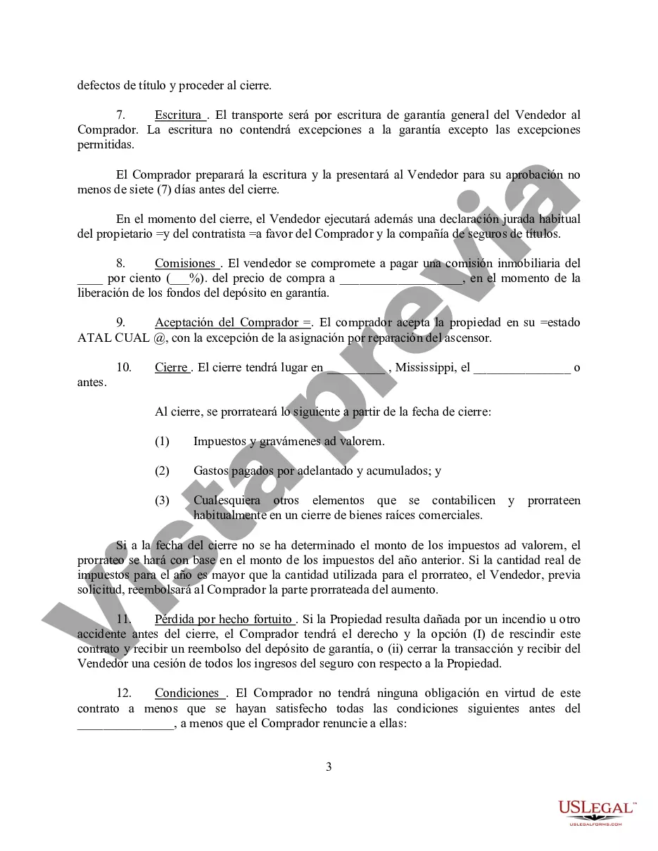 Preview Contrato Simple Para Venta De Propiedad Comercial