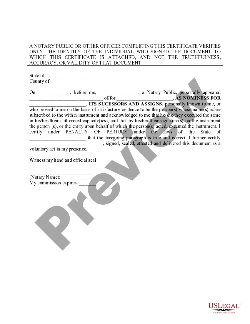 Preview Recission of Assignment of Deed of Trust