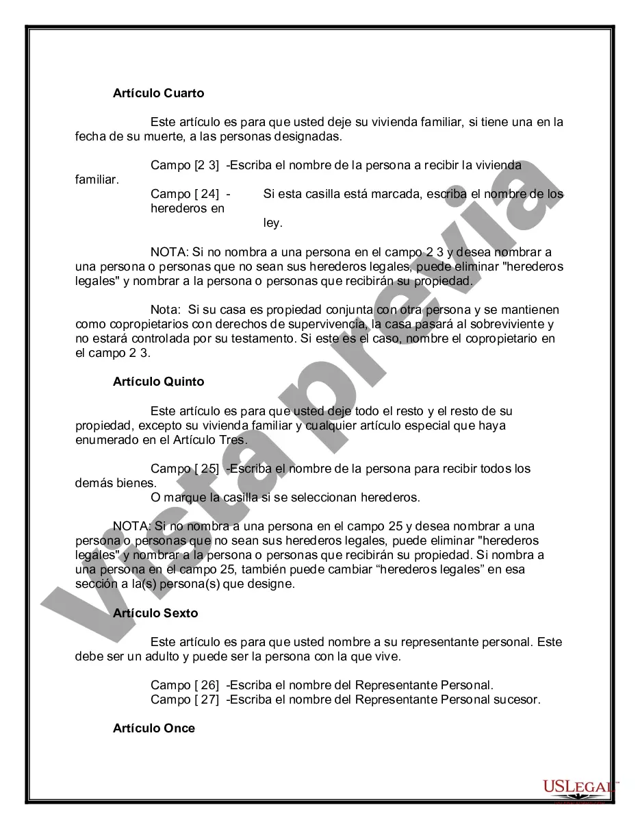 Preview Testamentos mutuos que contienen última voluntad y testamentos para personas solteras que viven juntas sin hijos