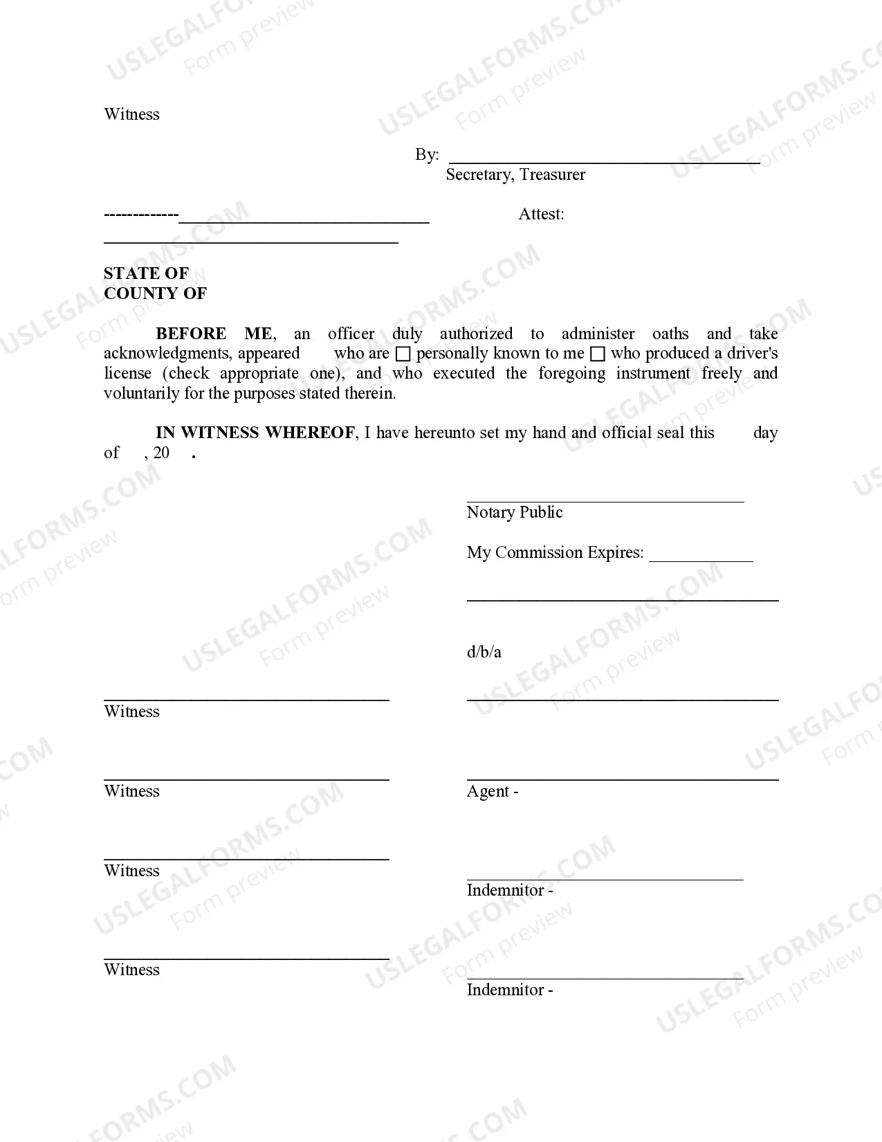 Preview Agency Agreement