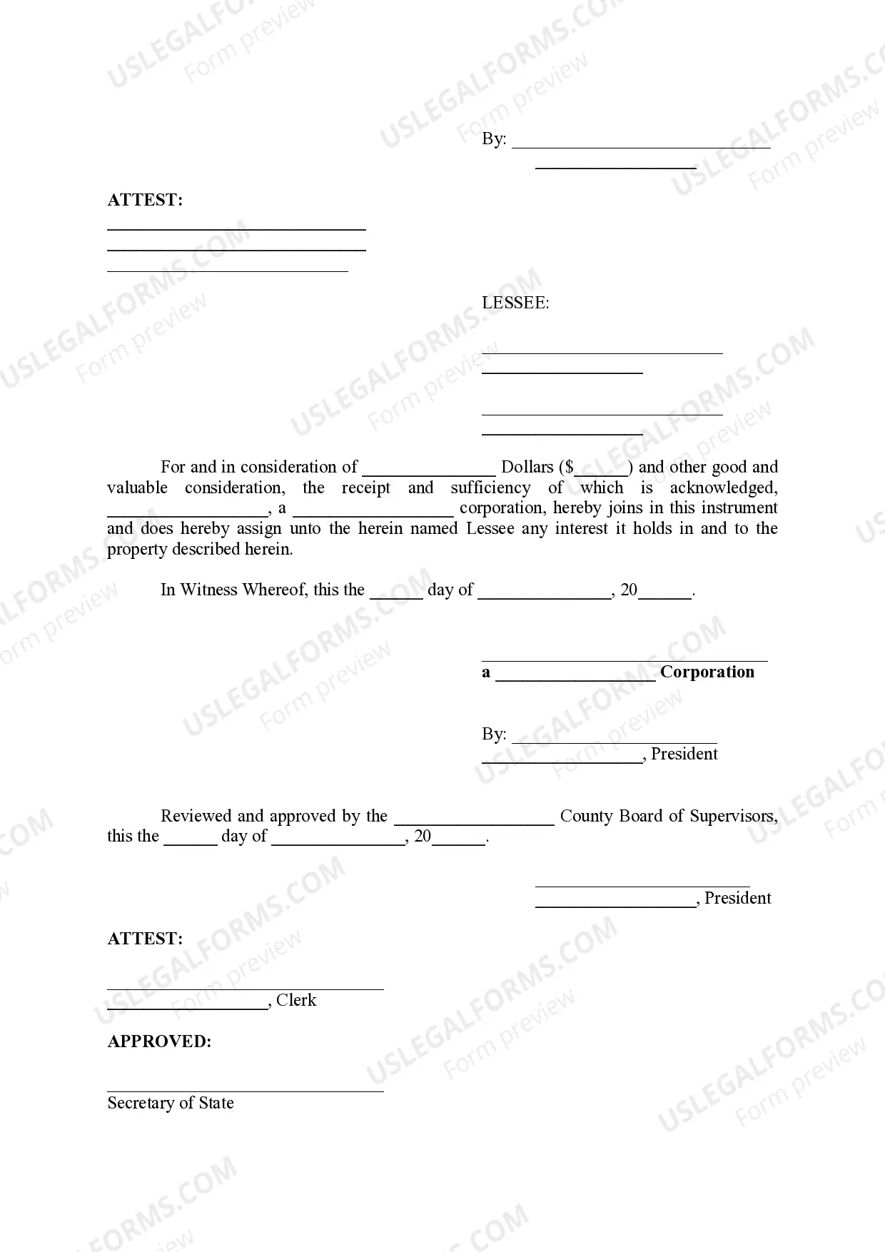 Preview 16th Section Public School Trust Lands Long Term Residential Lease Contract