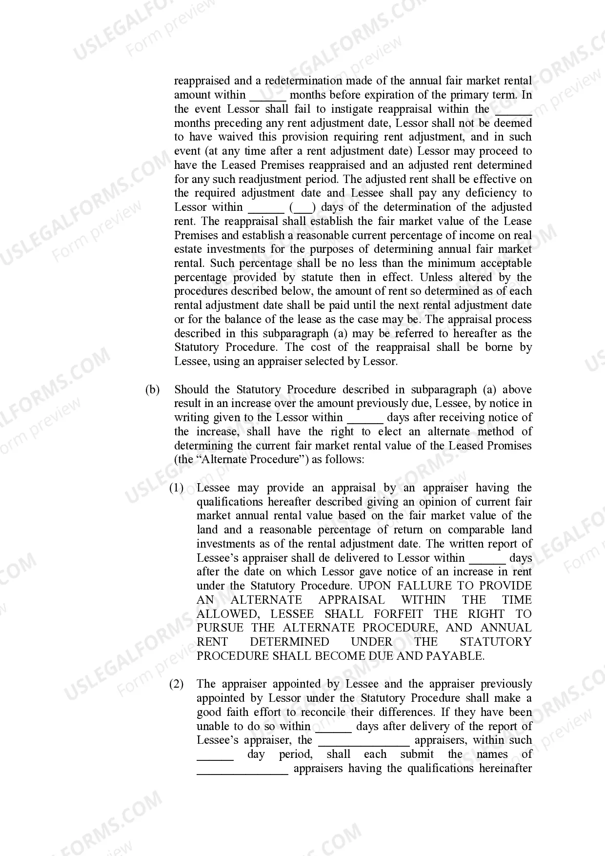 Preview 16th Section Public School Trust Lands Long Term Residential Lease Contract