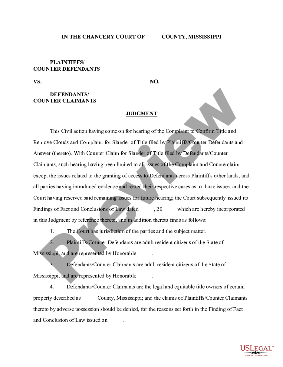 page 0 Judgment regarding Boundary Line Dispute preview