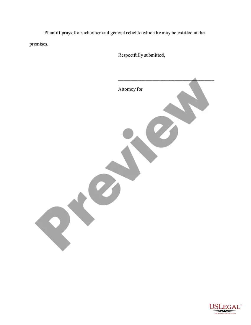 Preview Complaint for Emergency Commitment of a Chemically Dependent Person for Treatment