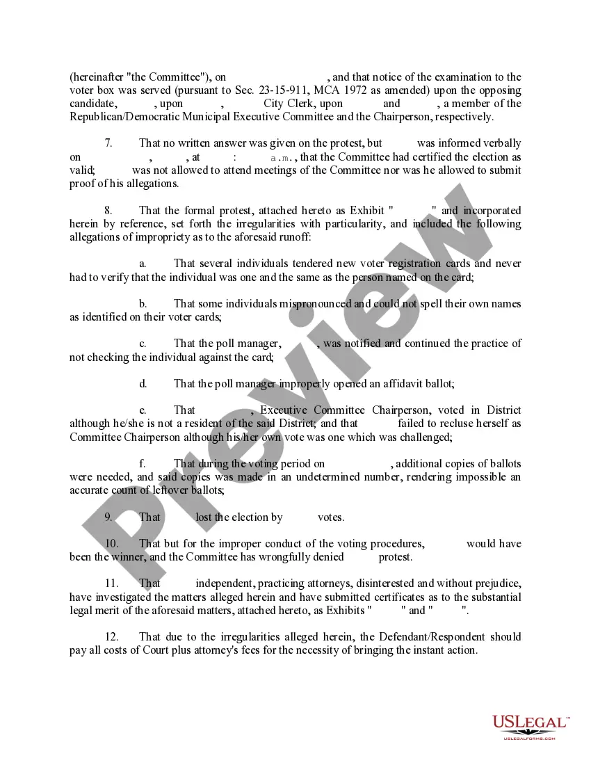 Get Petition for Judicial Review of Primary Election Preview Petition for Judicial Review of Primary Election