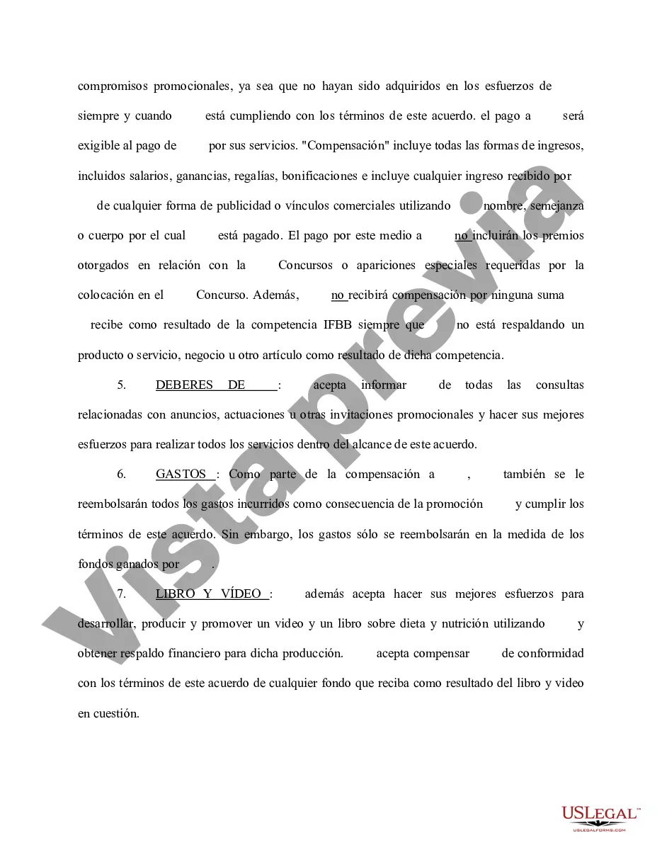 Preview Acuerdo de agencia exclusiva