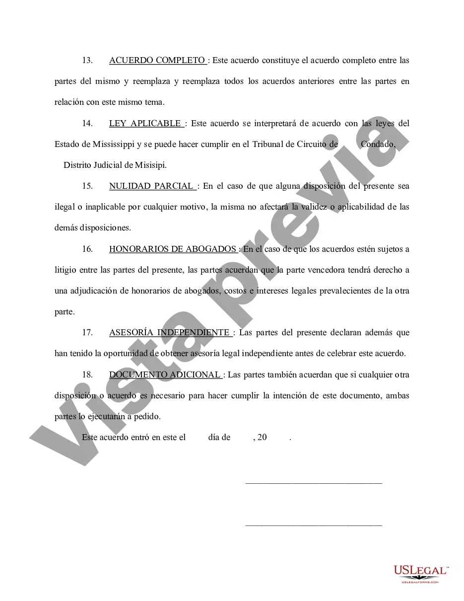 Preview Acuerdo de agencia exclusiva