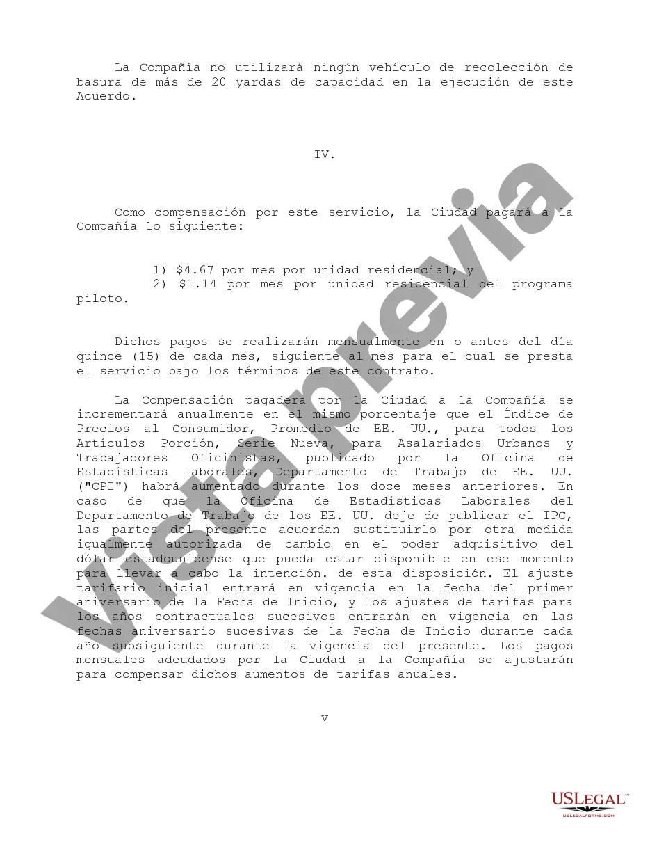 Preview Contrato de recogida