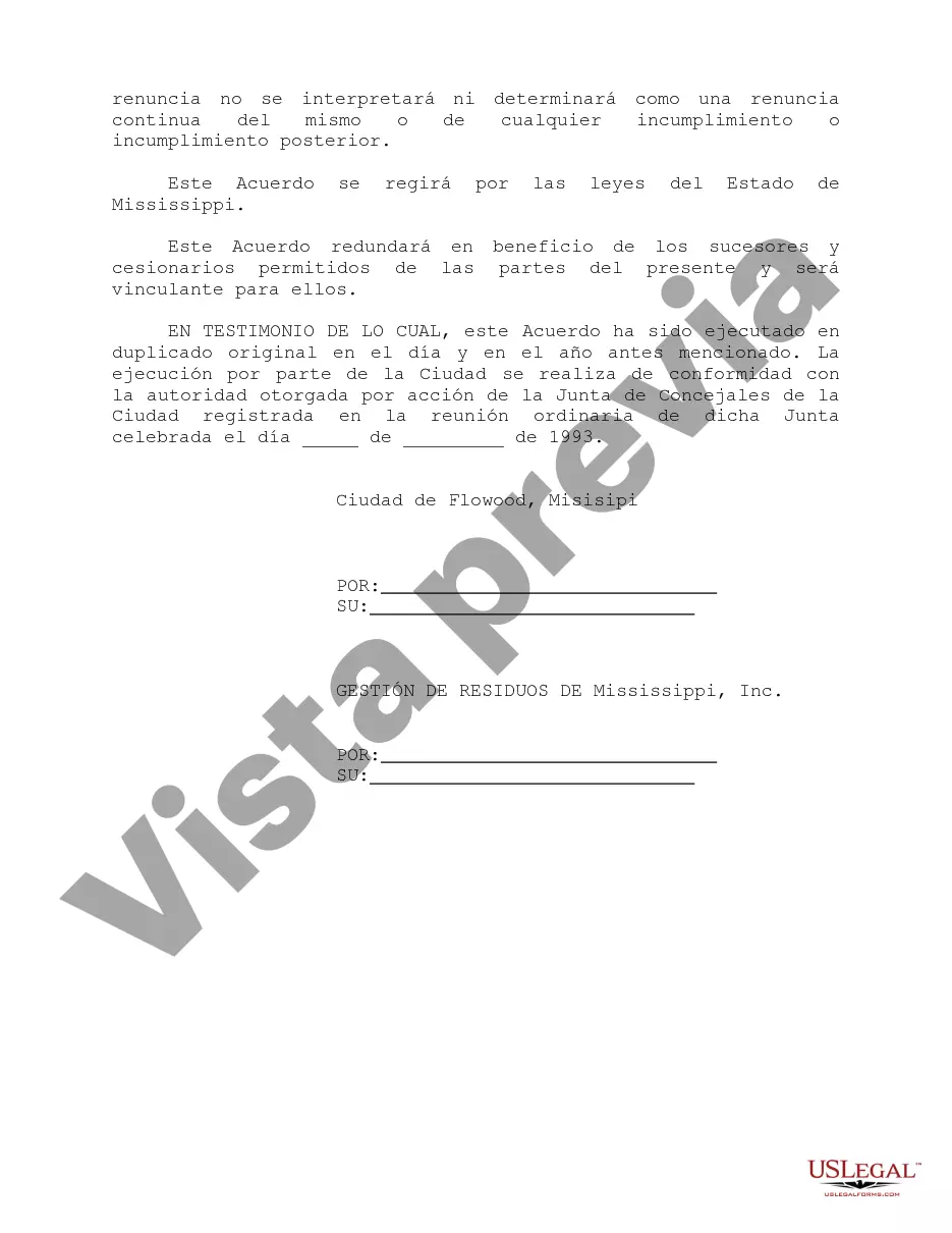 Preview Contrato de recogida