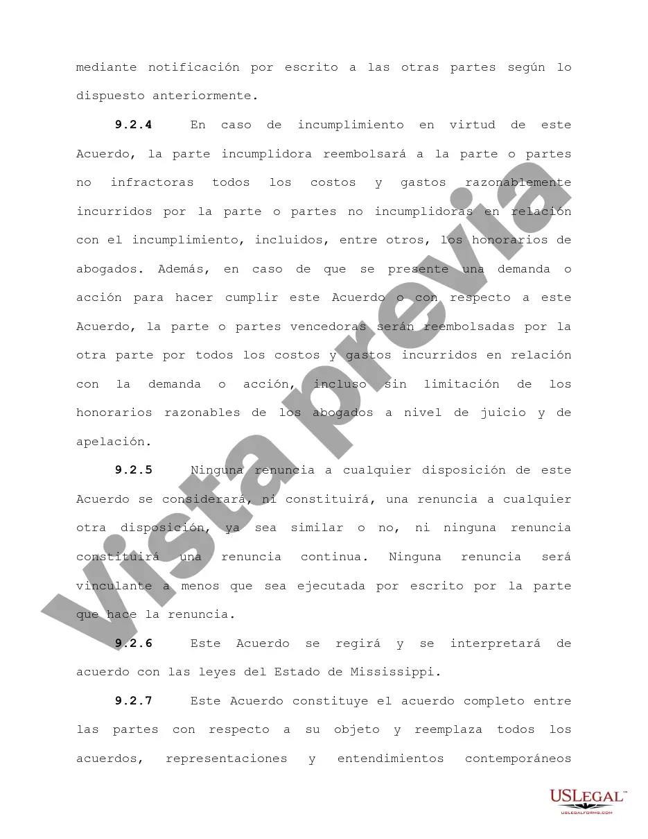 Preview Acuerdo de compra