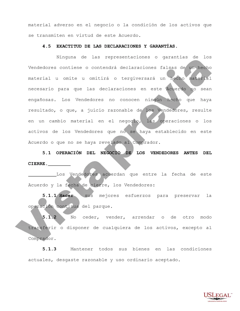 Preview Acuerdo de compra