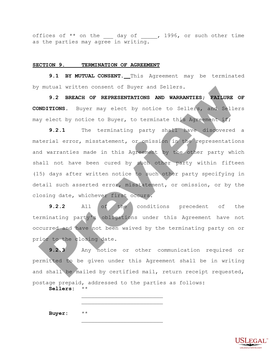 page 5 Purchase Agreement preview