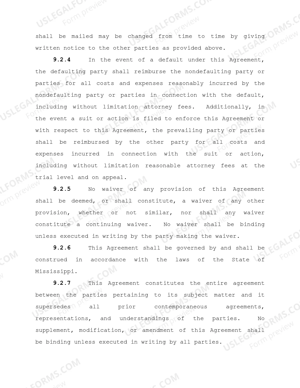 Preview Purchase Agreement